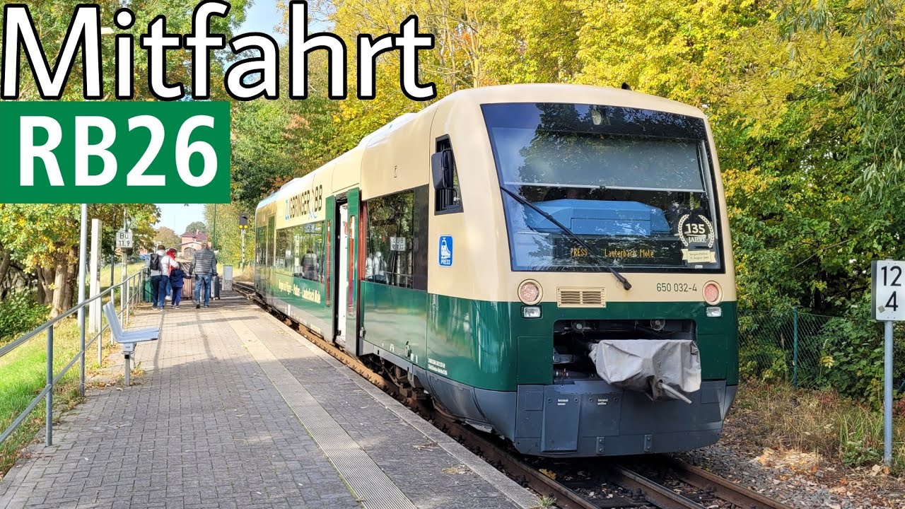 Mitfahrt | RegioShuttle RS 1 | Linie RB26 | Bergen auf Rügen - Lauterbach Mole