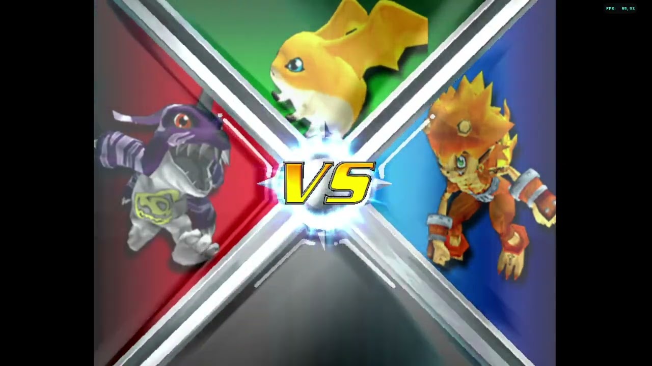 Digimon Battle Chronicle (DRA2 JP Version)- SinglePlayer Mode - Black Gabumon Gameplay