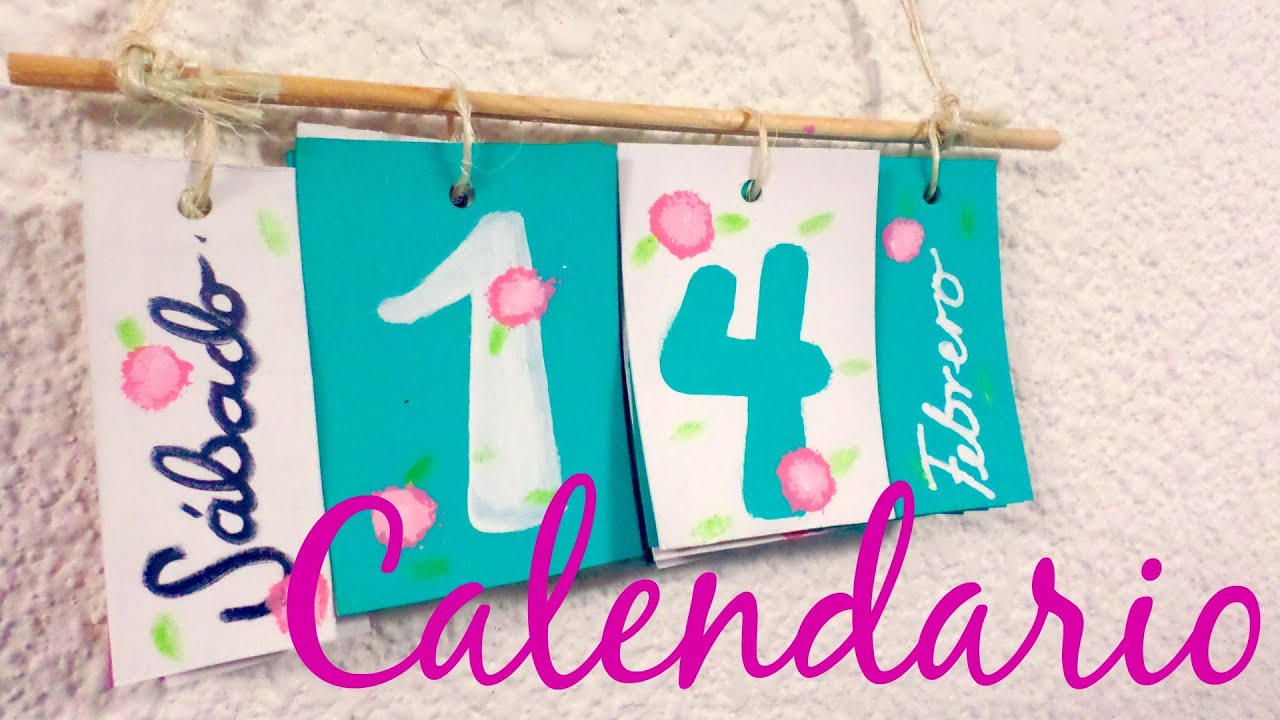 El mejor calendario en pocos pasos / Calendario perpetuo (D.I.Y) - Blooudland by Sara :)