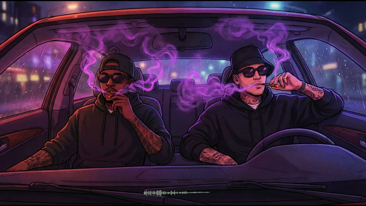 Rolling Through the Haze - 420 Vibe Music | Bluesy Rap | Stoner Hip-Hop | Lofi Drive
