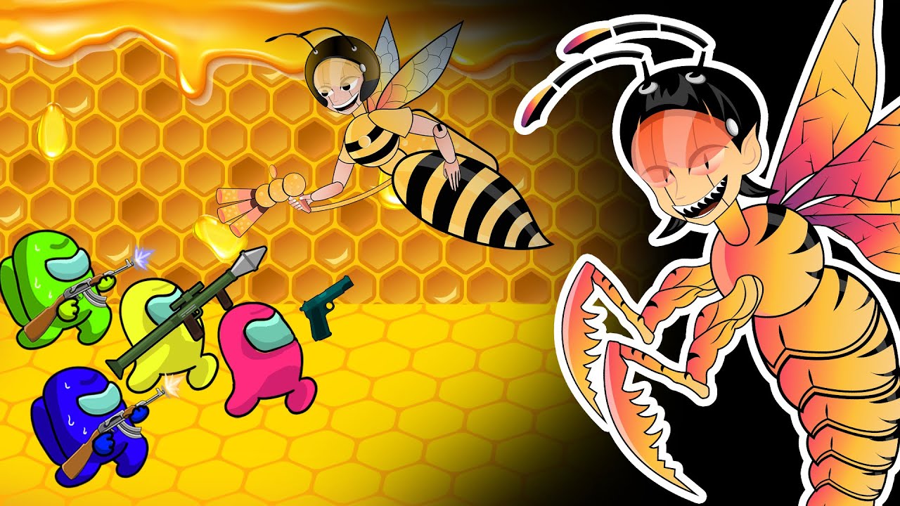 Among Us vs Bees 우리 사이 대 꿀벌