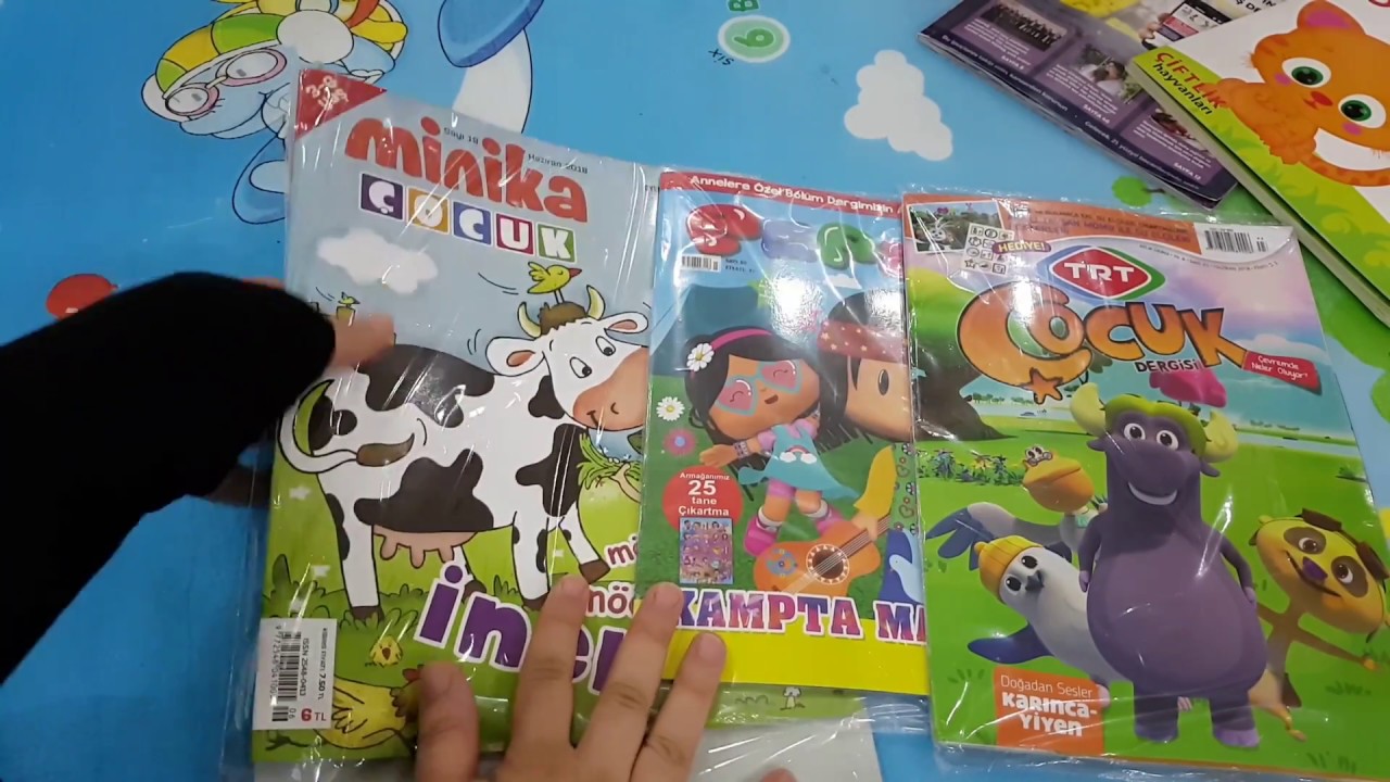 Minika çocuk dergisi & Pepe dergisi &  TRT çocuk dergisi açıyoruz