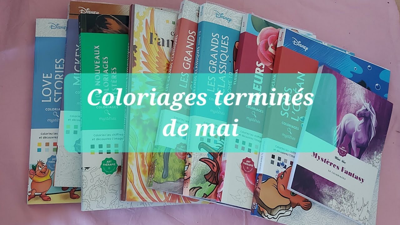 Coloriages terminés de mai