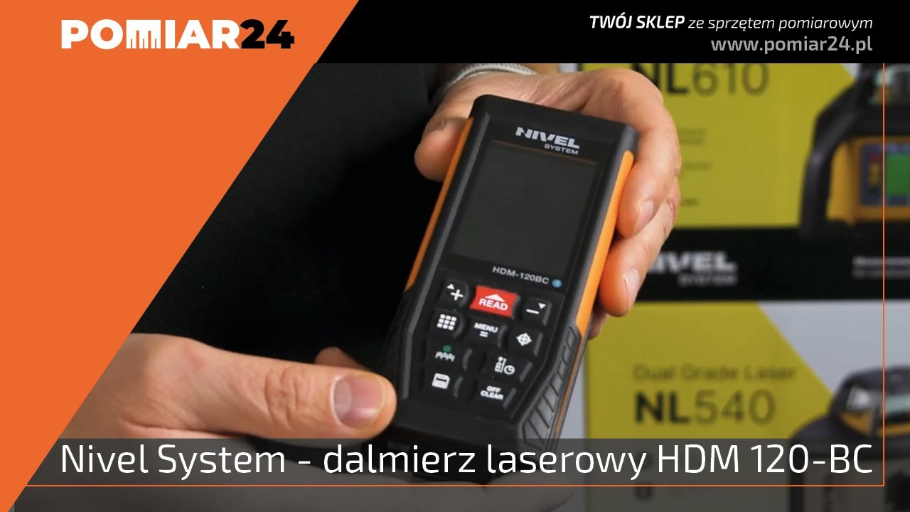 Dalmierz laserowy Nivel System HMD 120 BC