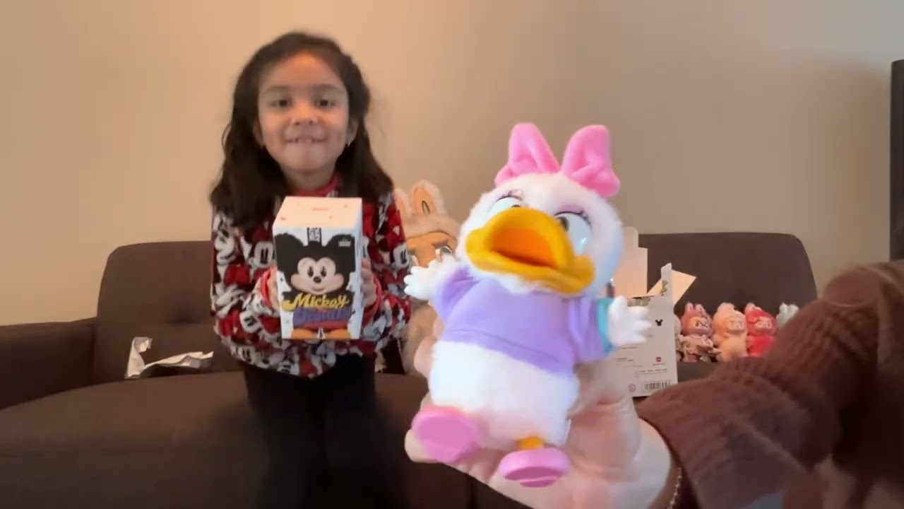 Unboxing a Coca Cola labubu and a full box of Mickey Family cute together 