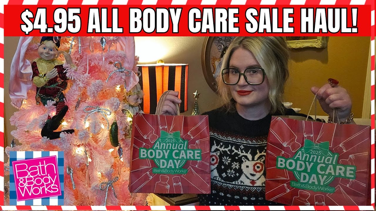 Покупки в рамках ежегодной распродажи средств по уходу за телом от Bath & Body Works за 4,95 долл...