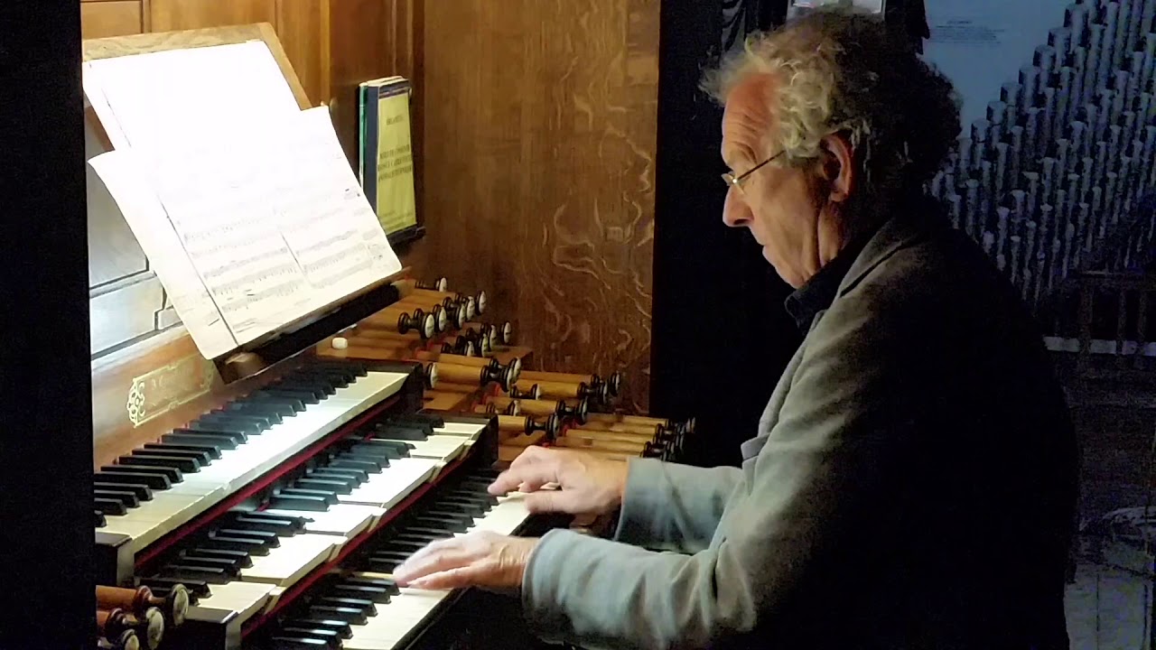 Alain BOUVET - Organist - St Etienne Caen. Improvisation on a theme by Mendelssohn.