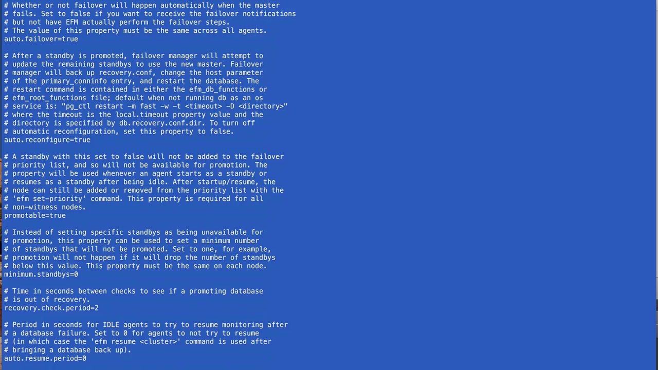 EDB Postgres Failover Manager 3.0 Installation and Setup