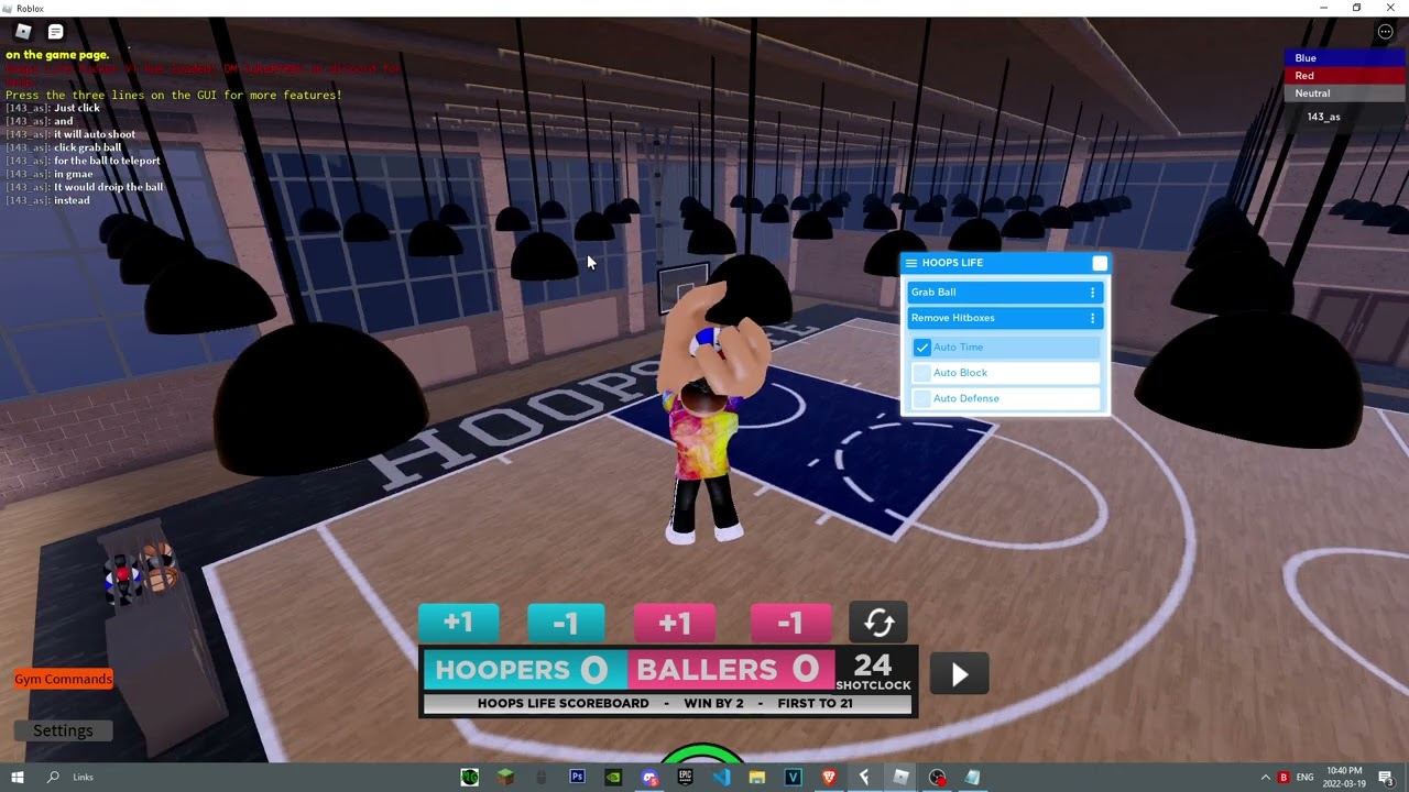 HOOPS LIFE OP SCRIPT! FREE, NO LINKVERTISE, PASTEBIN!