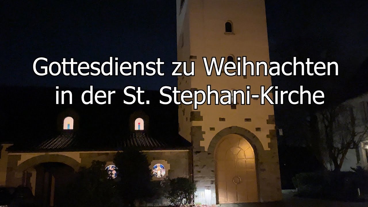 Gottesdienst zu Weihnachten in der St. Stephani-Kirche