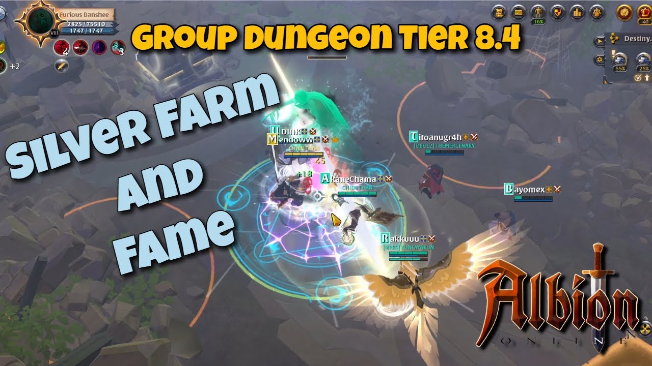 Albion Online PVE || Group Dungeon Tier 8.4 Profit Or No??