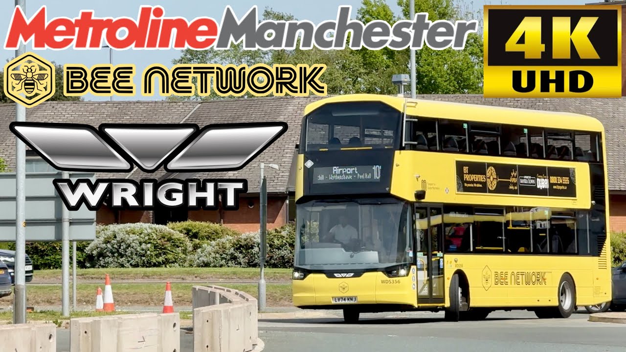 [Metroline Manchester Bee Network: 103 Airport to City Piccadilly via Wythenshawe] Wright Streetdeck