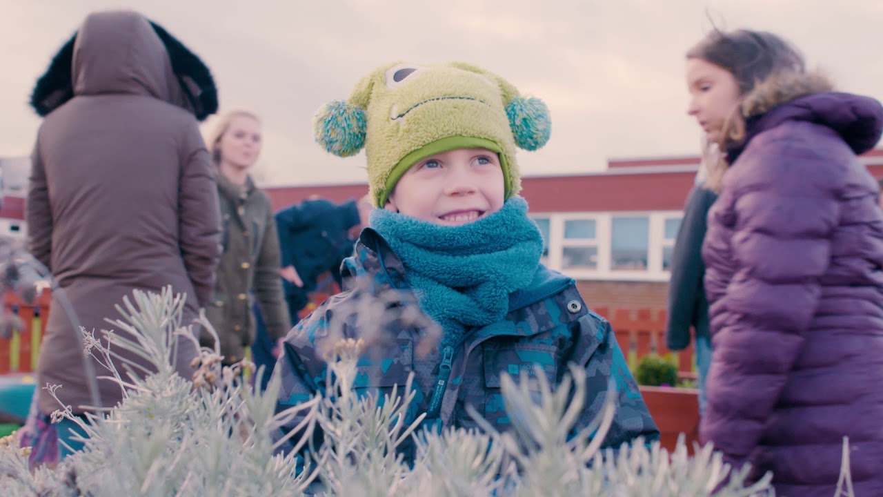 Young people in Scotland create garden to help children with autism