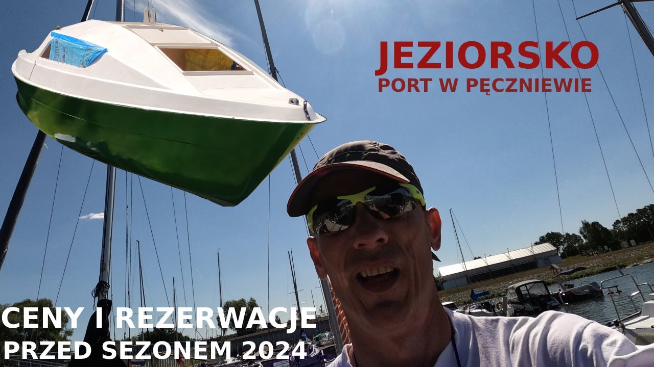 Port jachtowy Wylazłów gm Pęczniew na zbiorniku Jeziorsko. Trochę o łódce Bez-2