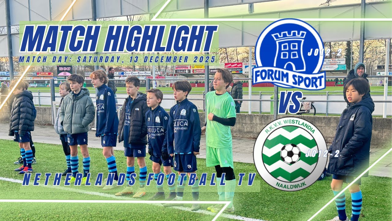 Forum Sport JO12-2 vs  Westlandia 12-2  | Match Highlights | Dec 13, 2025