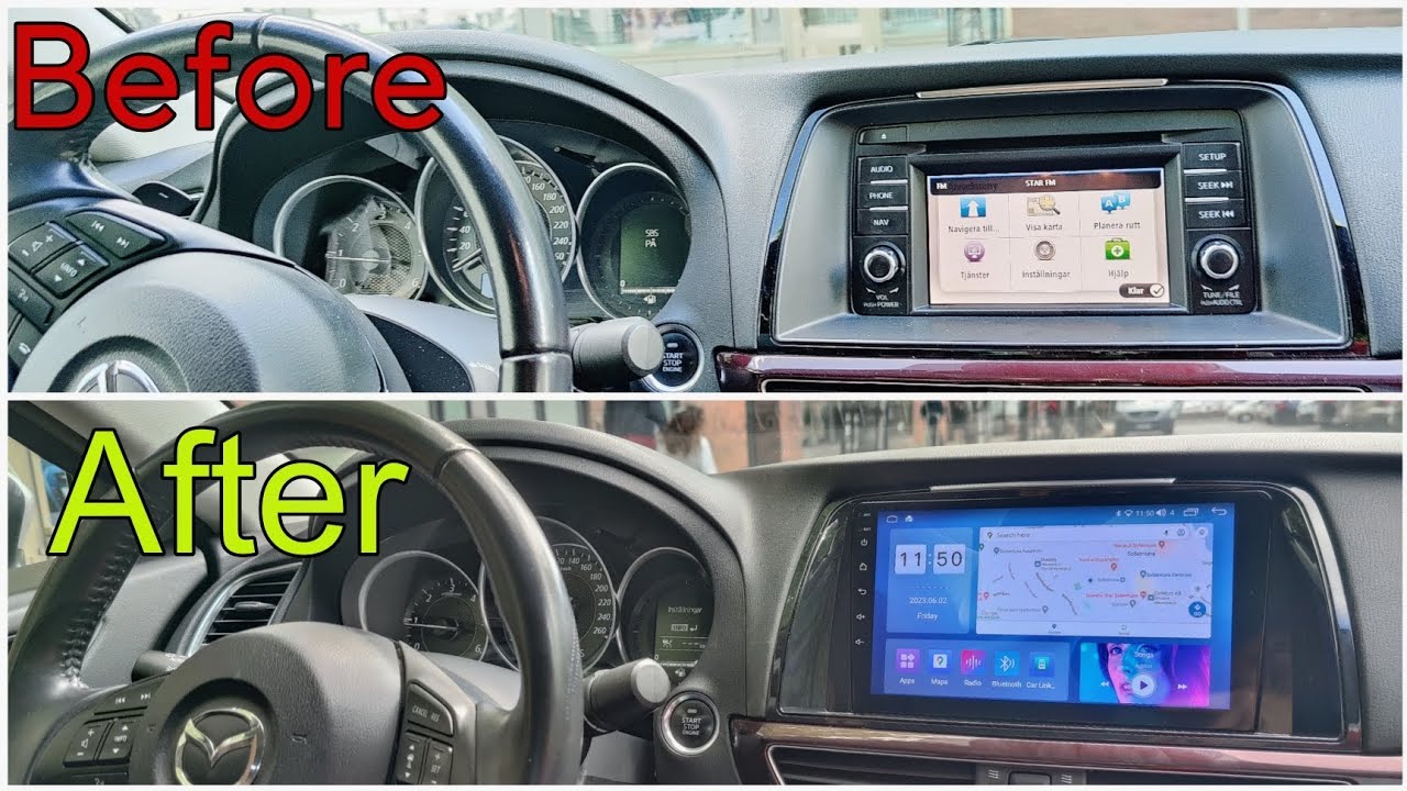 Mazda 6 Android HeadUnit with Bose Sound System and Factory Backcamera