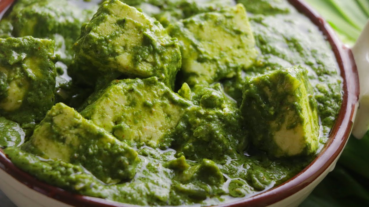palak paneer | రెస్టారంట్ స్టైల్ పాలక్ పనీర్ | Restaurant Style Palak Paneer In telugu @ vismai food