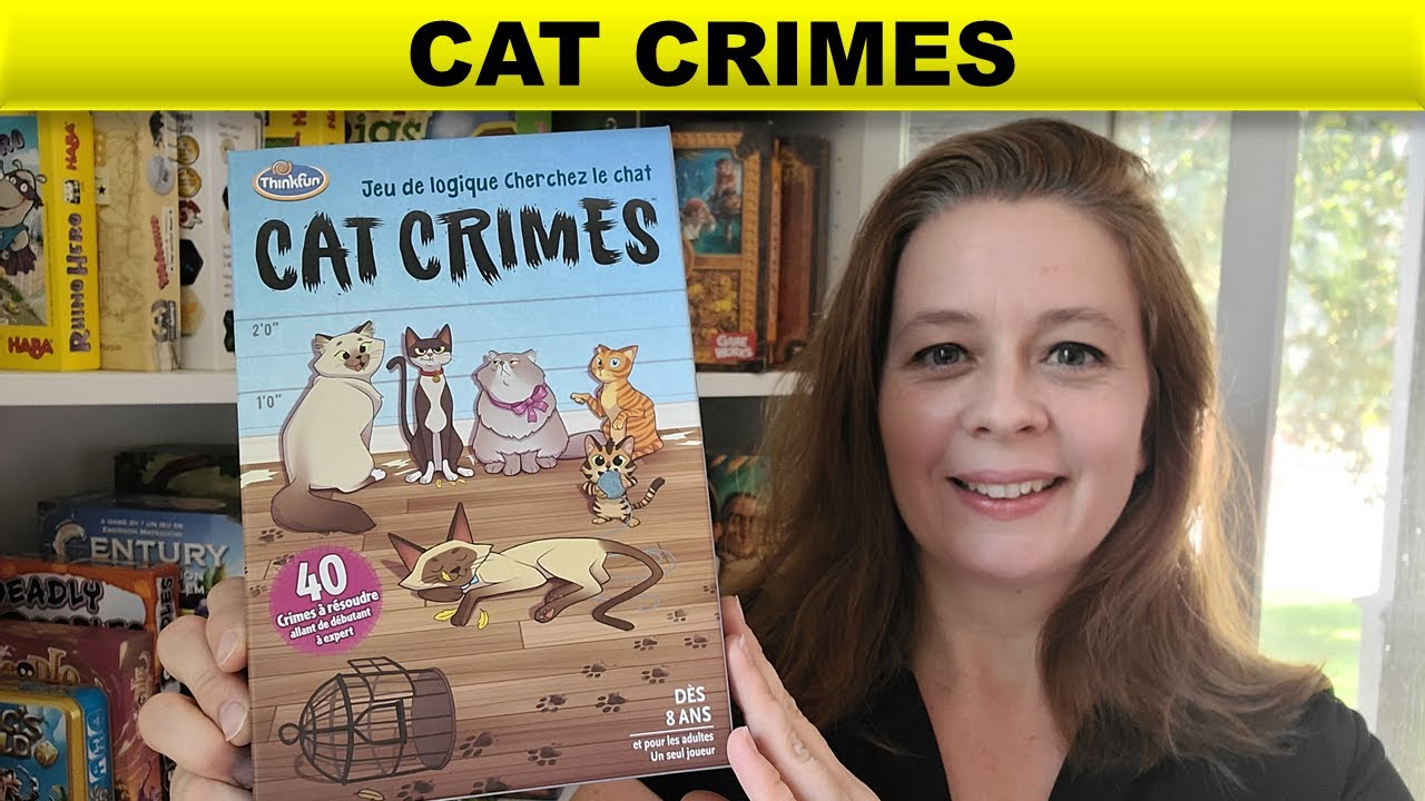 Top Jeux joue à - Cat Crimes (ThinkFun)