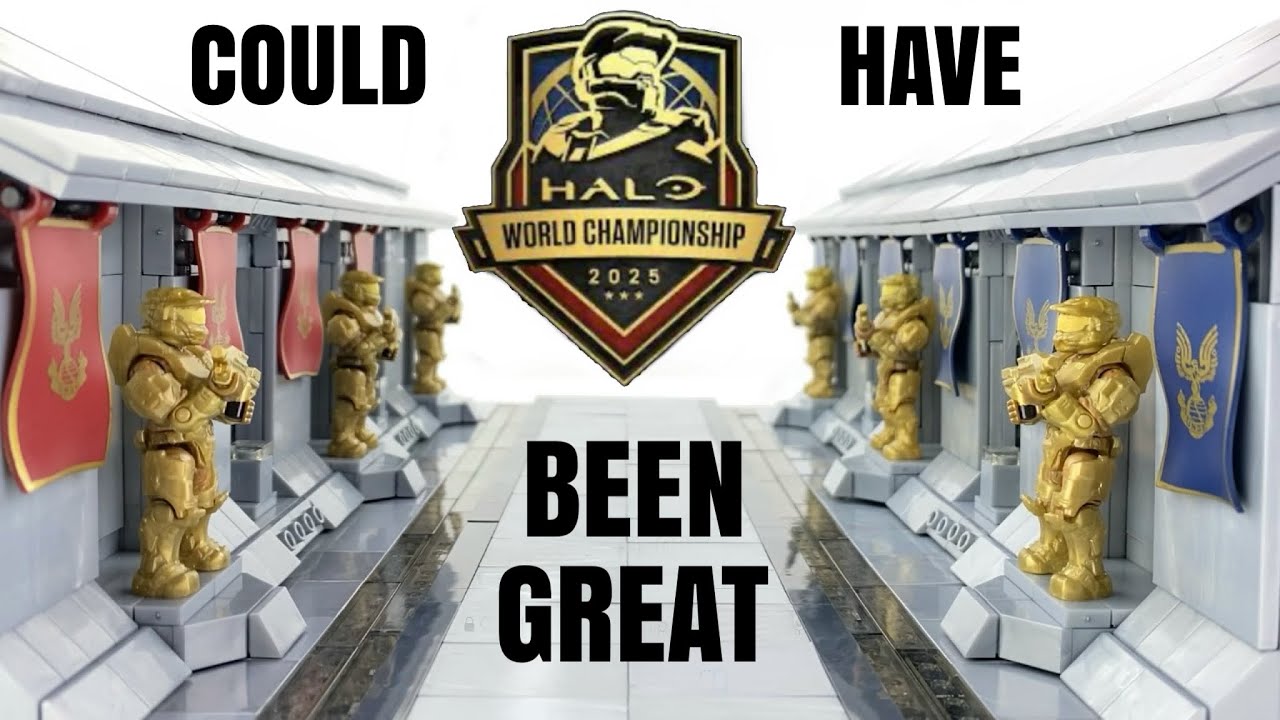 Кастомная сборка Mega Construx Hall of Fame, посвященная серии чемпионатов Halo 2025 года.