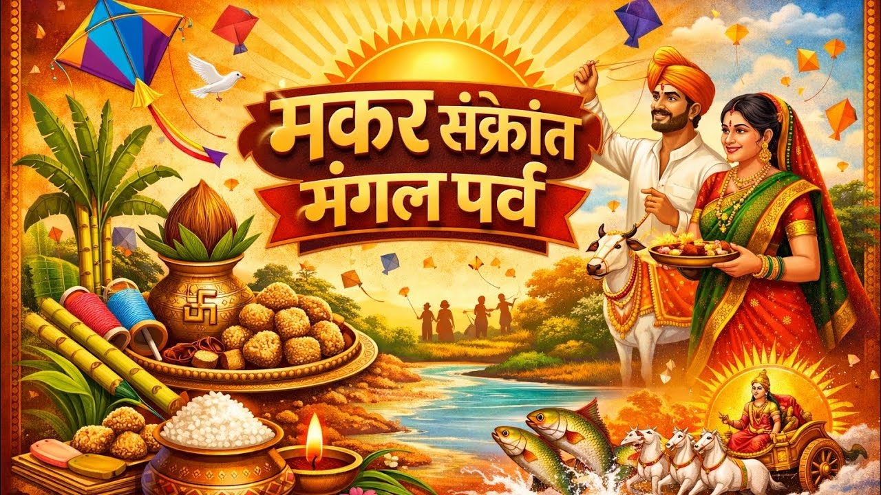 मकर संक्रात मंगल पर्व🏵️ अध्यत्मिक व वैज्ञानिक महत्व🌹