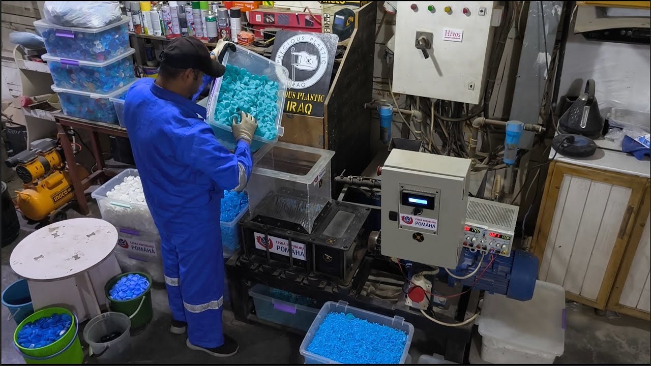 Science Camp plastic recycling (Precious Plastic-Iraq)