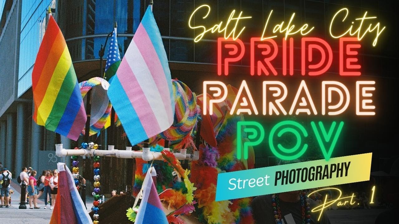 Pride Parade  Street Photography Vlog Journey #Part1 #Saltlakecity #vlog