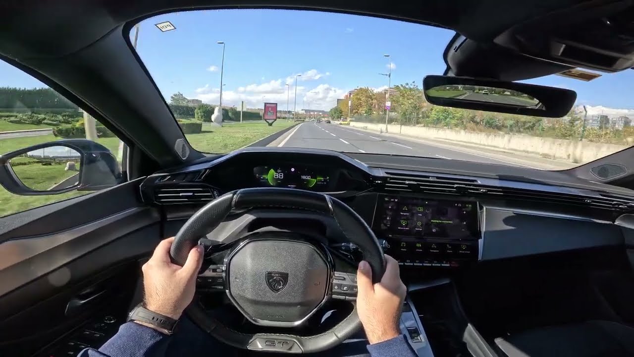 2024 Peugeot 408 GT 1.2 PureTech 130 HP EAT8 POV Test Drive