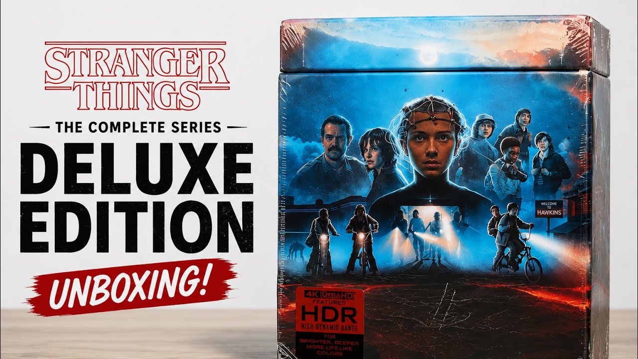 Stranger Things: Полная коллекция, подарочное 4K-издание &mdash; Распаковка