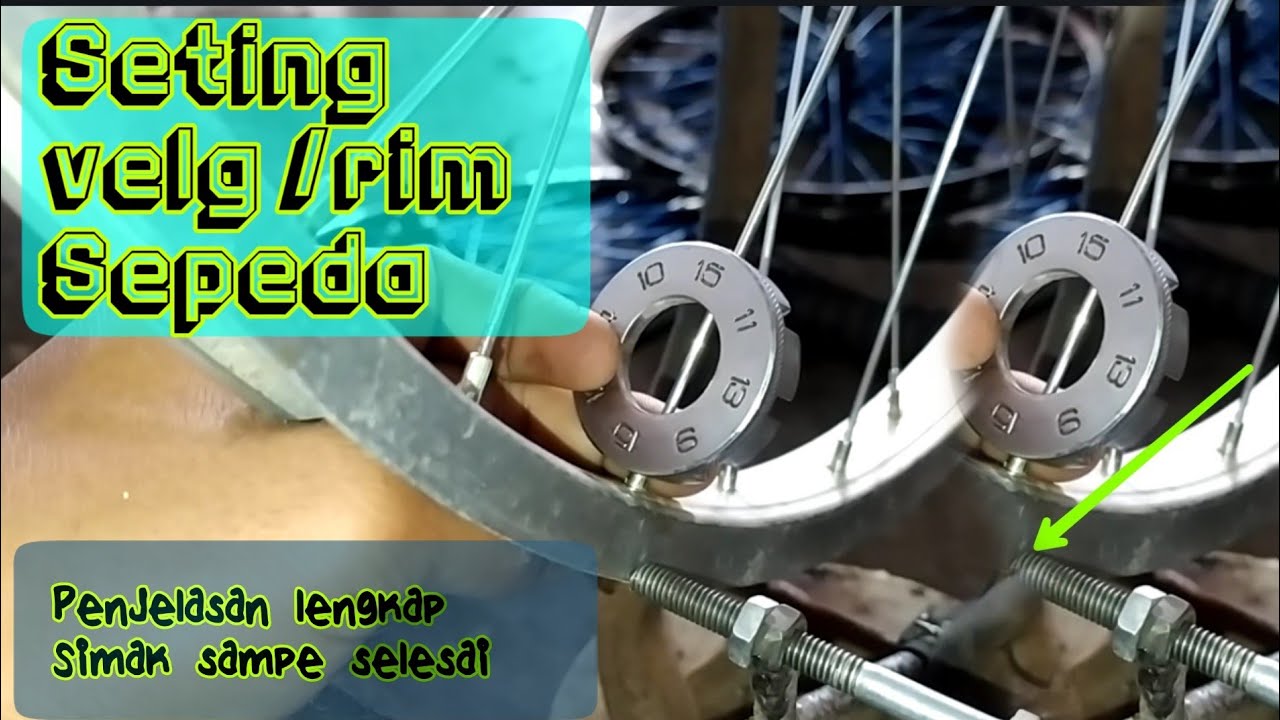 Cara setel kekencangan velg/jari jari, ukuran26