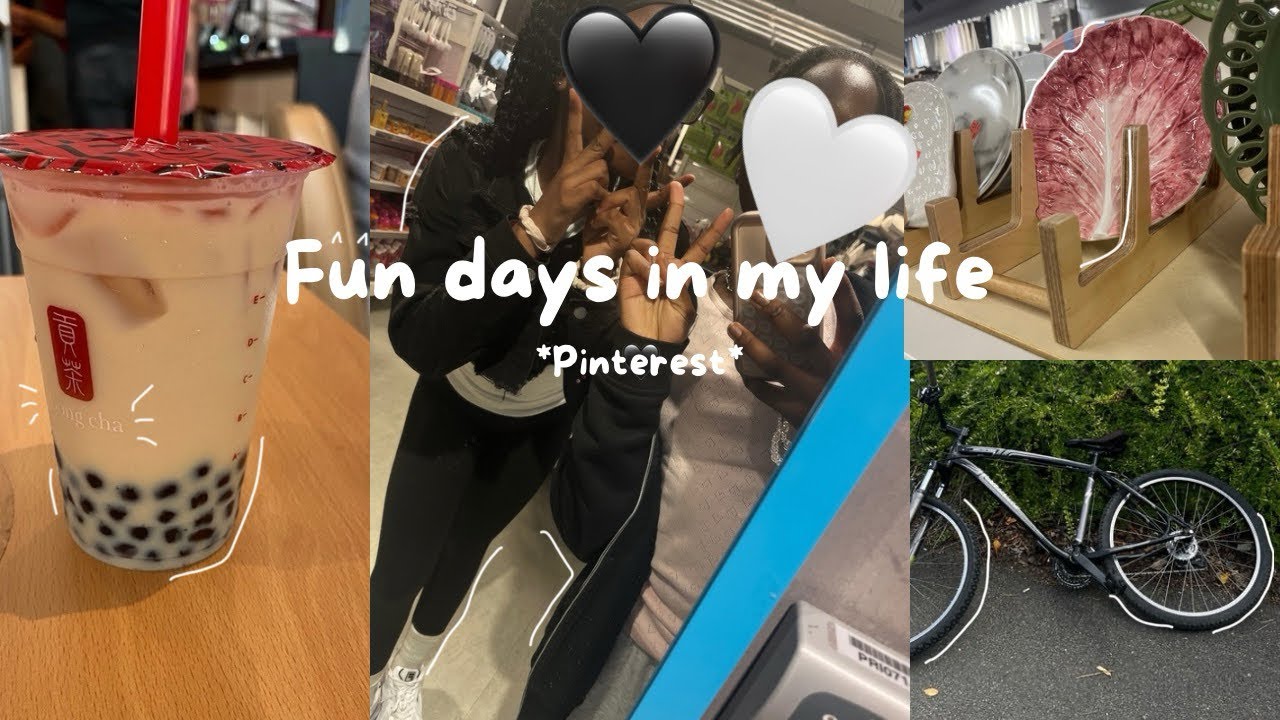 *Fun* Days in my life || fall edition, shopping, boba 🧋 etc 🎀