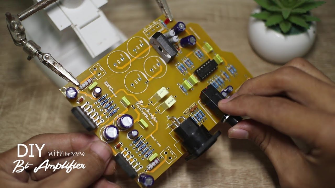 Make Bi-Amplifier LM3886 For Active Studio Monitor Speaker - PCBWAY