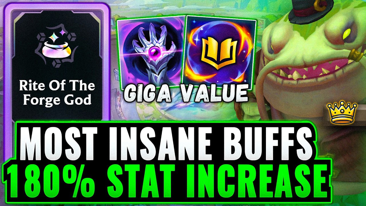 Rite of the Forge God Buffs: 180% Stat Increase - New God Tier Augment? | League Arena Gameplay