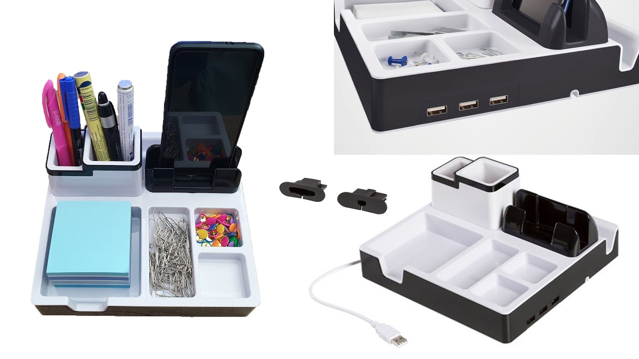Silvercrest Desk Organiser With USB Ports SDO 3 A1