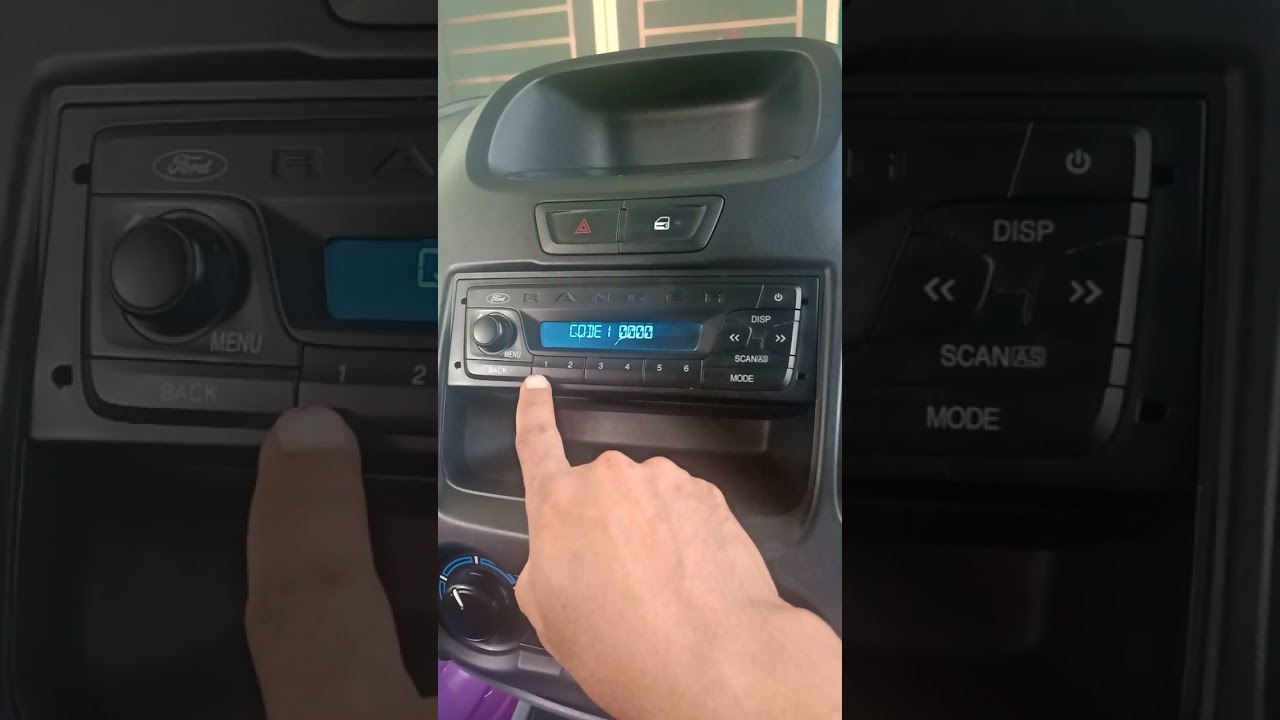cara memasukkan code tape ford ranger