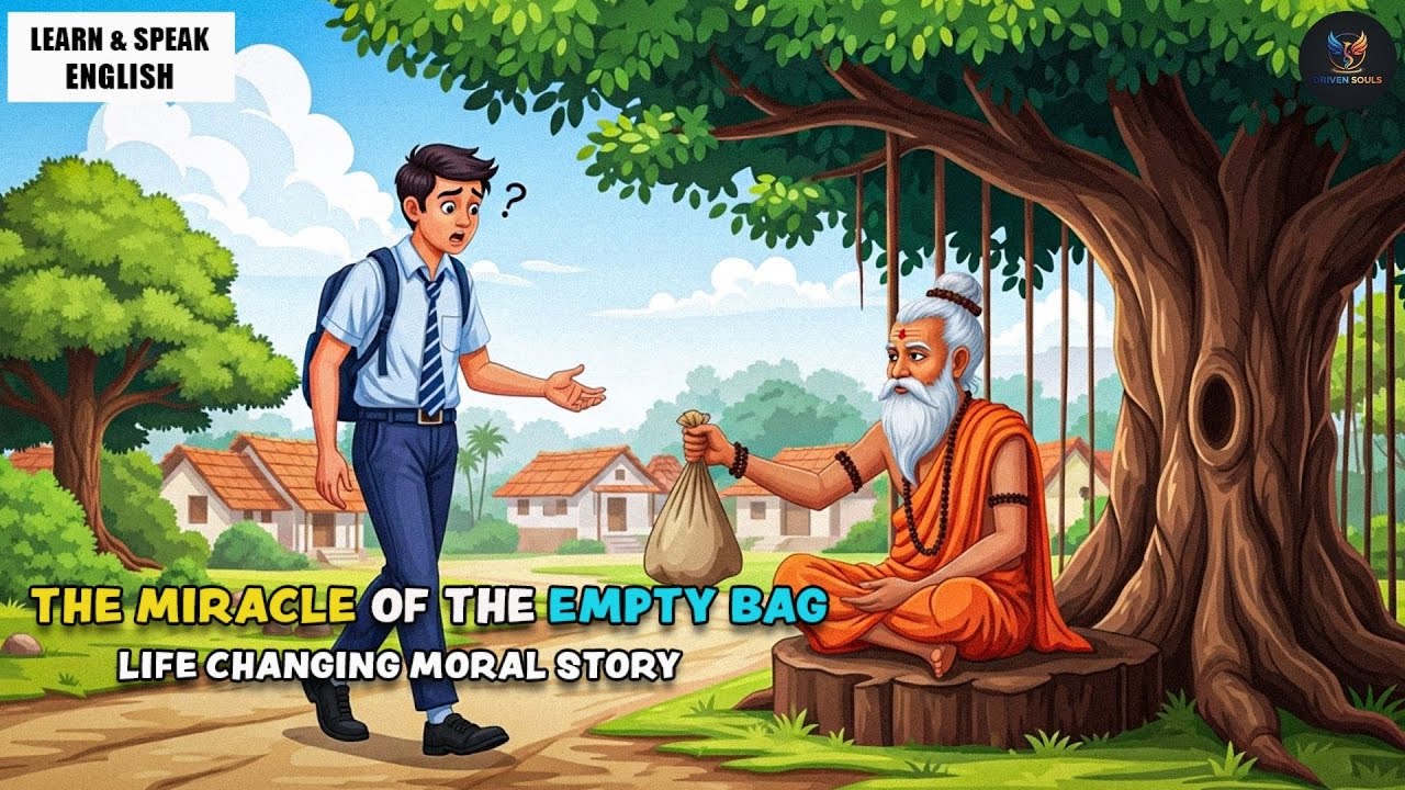 The Magic Bag | A Sadhu’s Gift That Changed a 16-Year-Old’s Life | Motivational English Story |