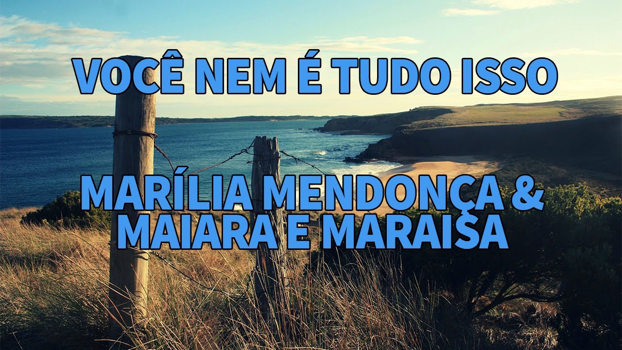Marília Mendonça e Maiara e Maraisa - Você nem é tudo isso - KARAOKÊ FHD