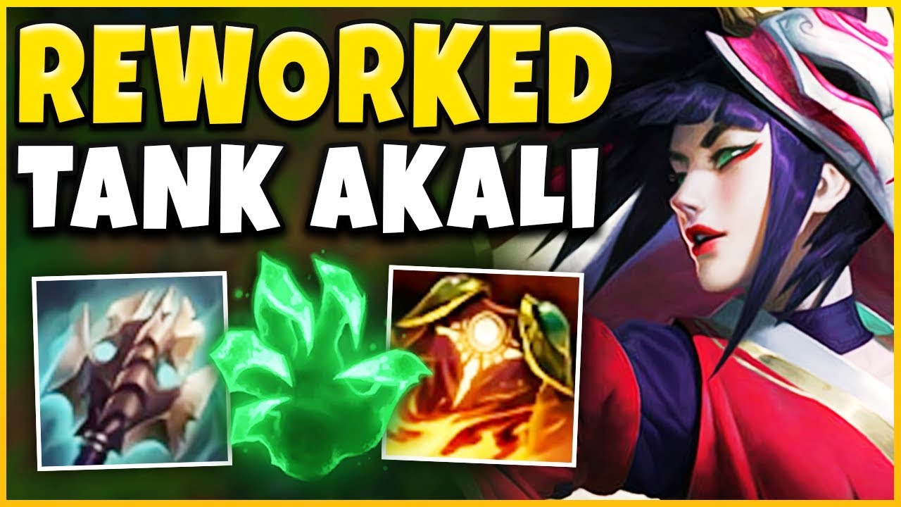 *AKALI REWORK* THE 100% PICK/BAN BUILD RETURNS (KOREAN TANK AKALI) - League of Legends