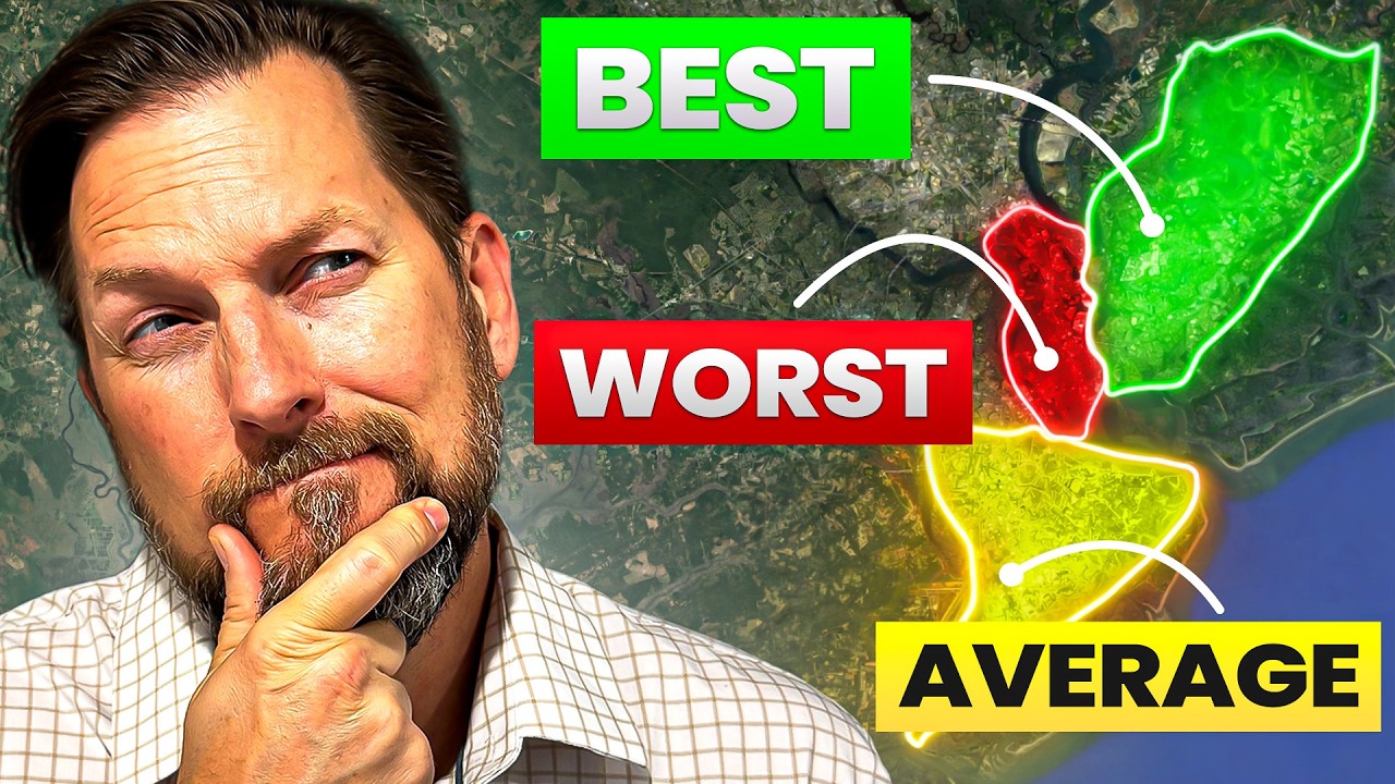 Charleston Areas to Live Ranked WORST to BEST