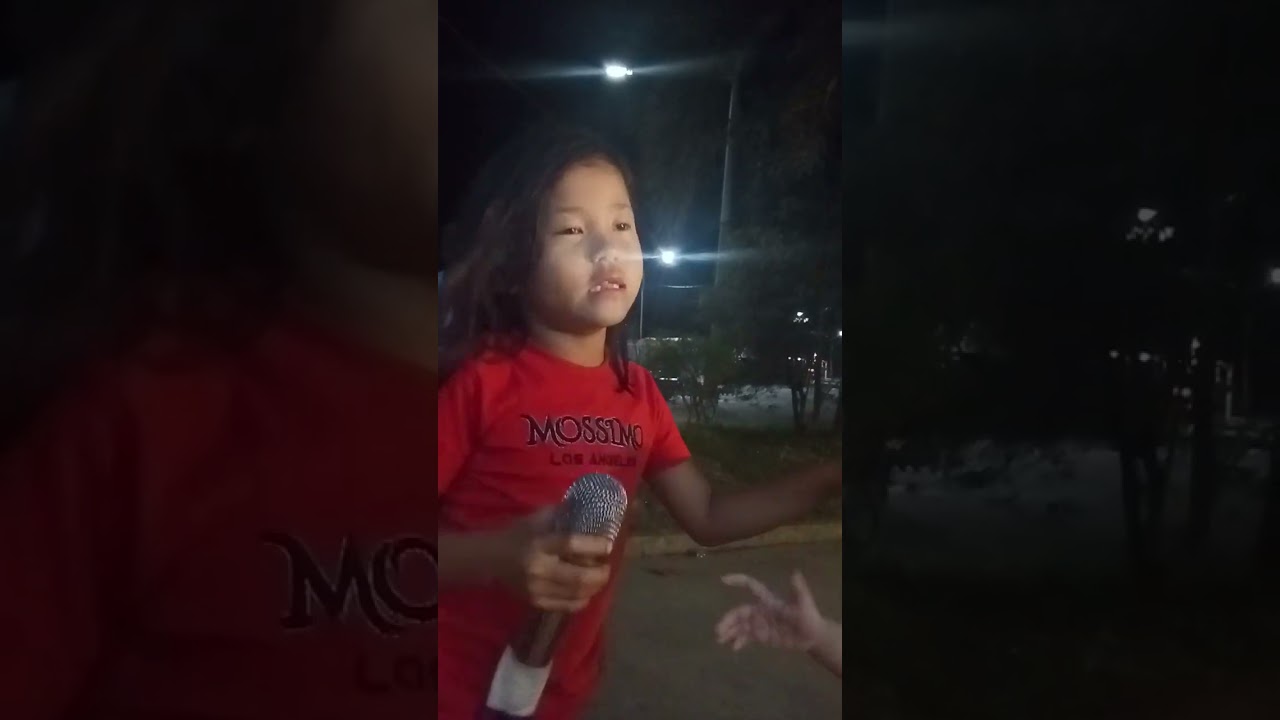 More karaoke singing with my baby 