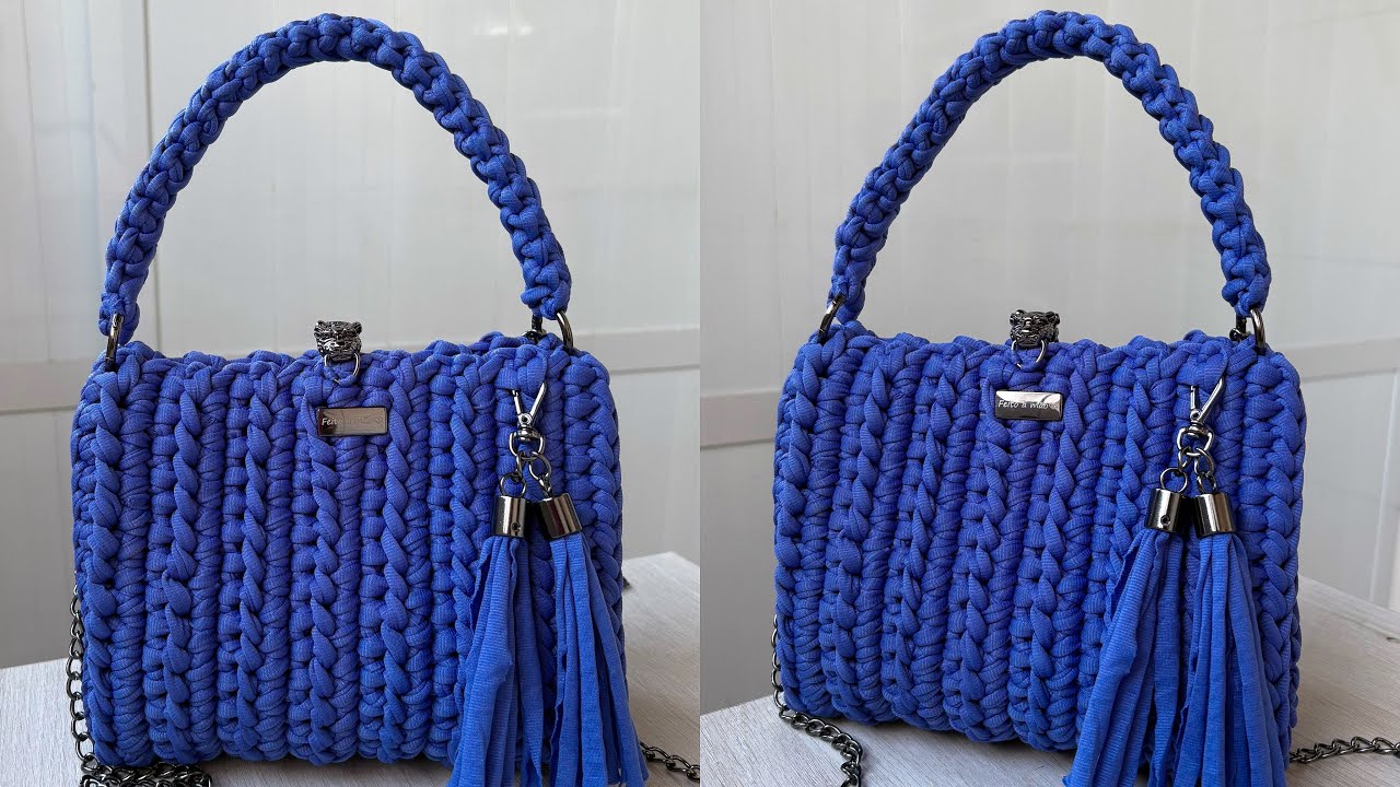 FÁCIL, RÁPIDA E ECONÔMICA DE FAZER | PARA INICIANTES DA BOLSA MILENA Crochet bag/ Clutches/Handbag