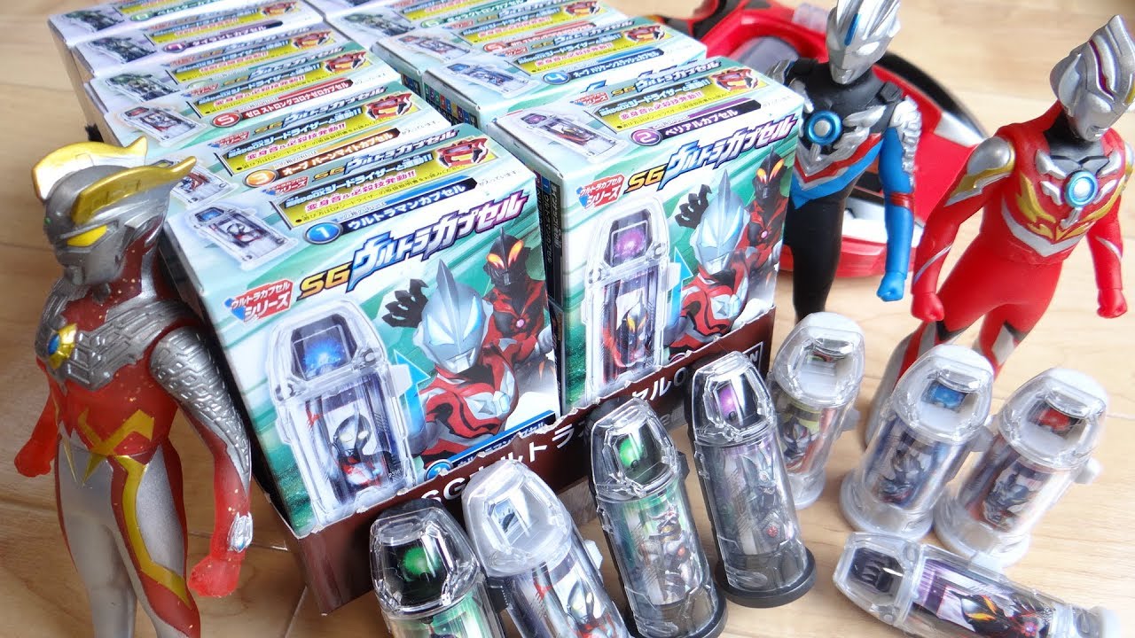 オーブやゼロの新カプセルがラインナップ！DX版と食玩版も比較！SGウルトラカプセル01 全8種レビュー！