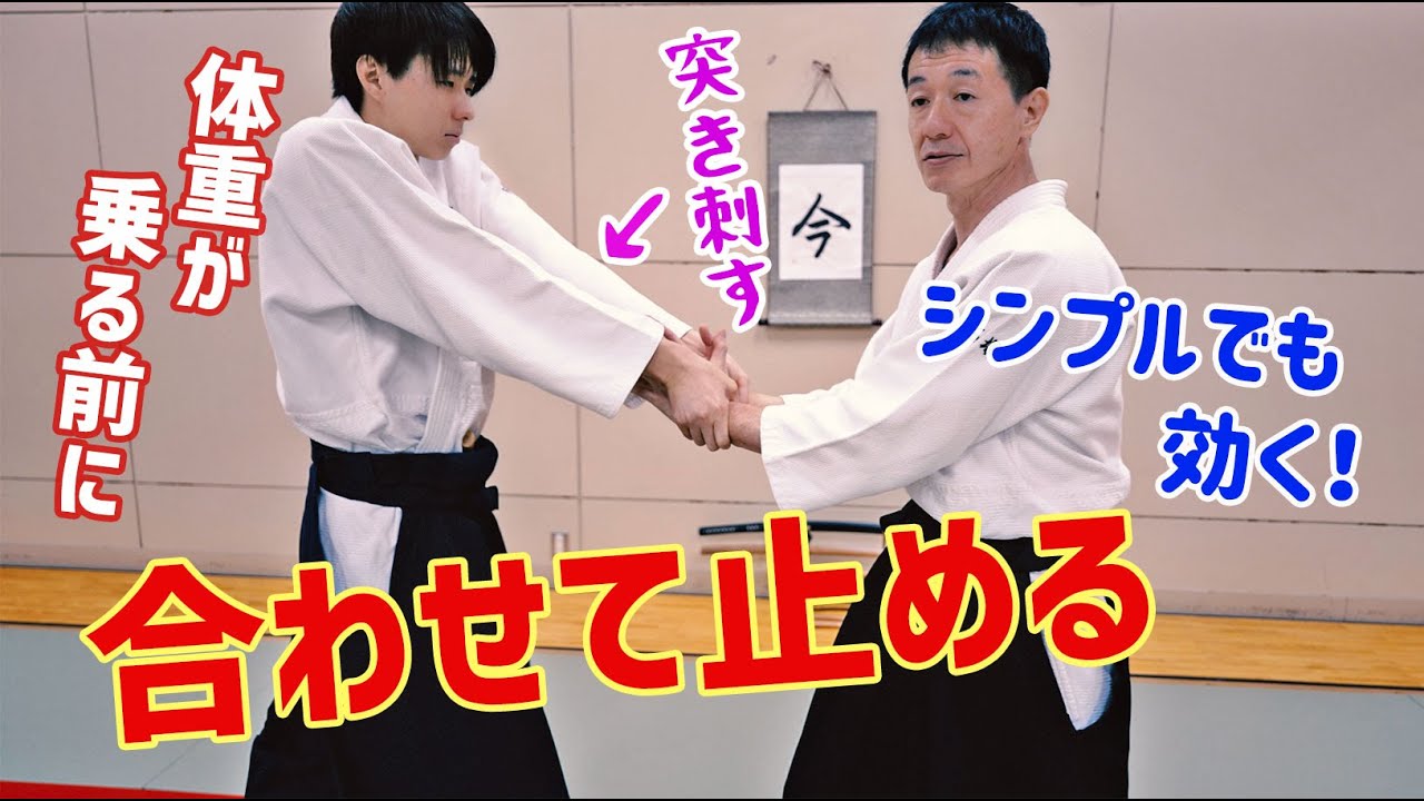 【合気上げ】 相手を止めるシンプルな極意！ 扶桑会534 合わせて止める 大東流合氣柔術