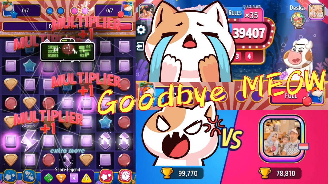 Goodbye, My First Meow, New Legendary Booster, Mixy Gameplay, Match Masters #Duel #Mixy #Meow #New
