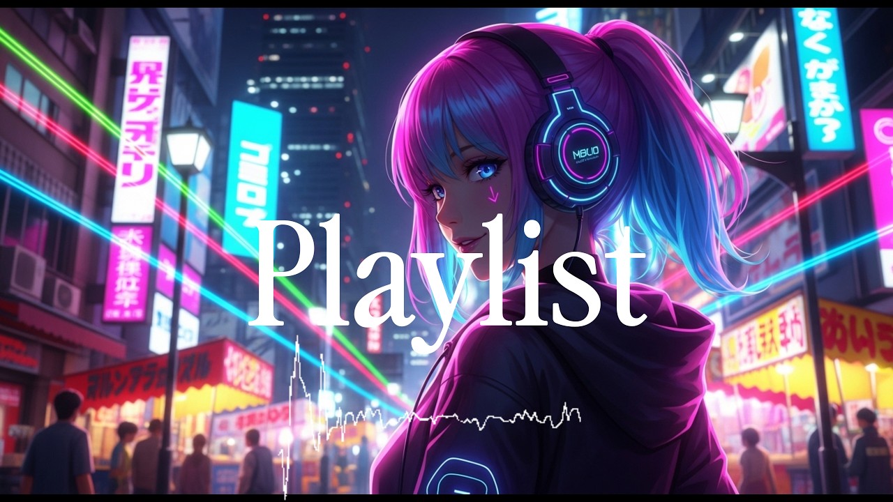 [Playlist] Сквозь городские джунгли Tokyo Neon Party J-POP Playlist⚡️🌃