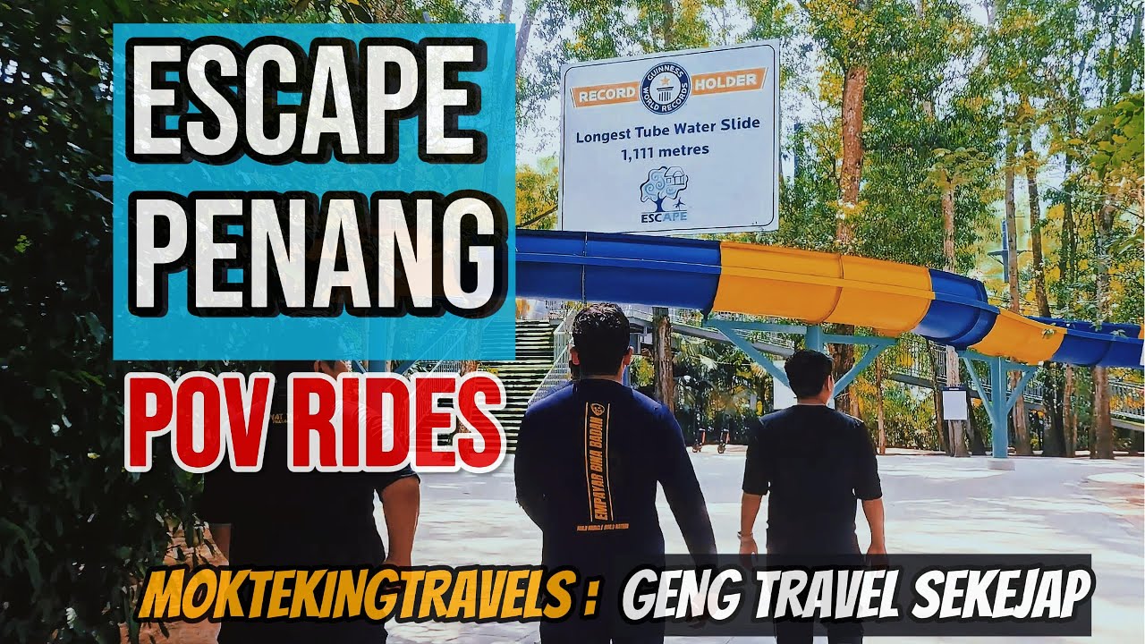 ESCAPE PENANG | Best extreme park | 2025 #travel #themepark #vlog #2025 #penang #malaysia