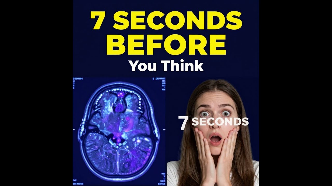 Your Brain Decides 7 Seconds Before You Think You Do