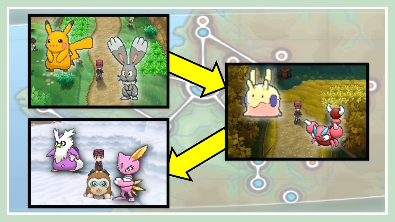 Shiny Hunting BUT The Route Changes Every 100 Encounters