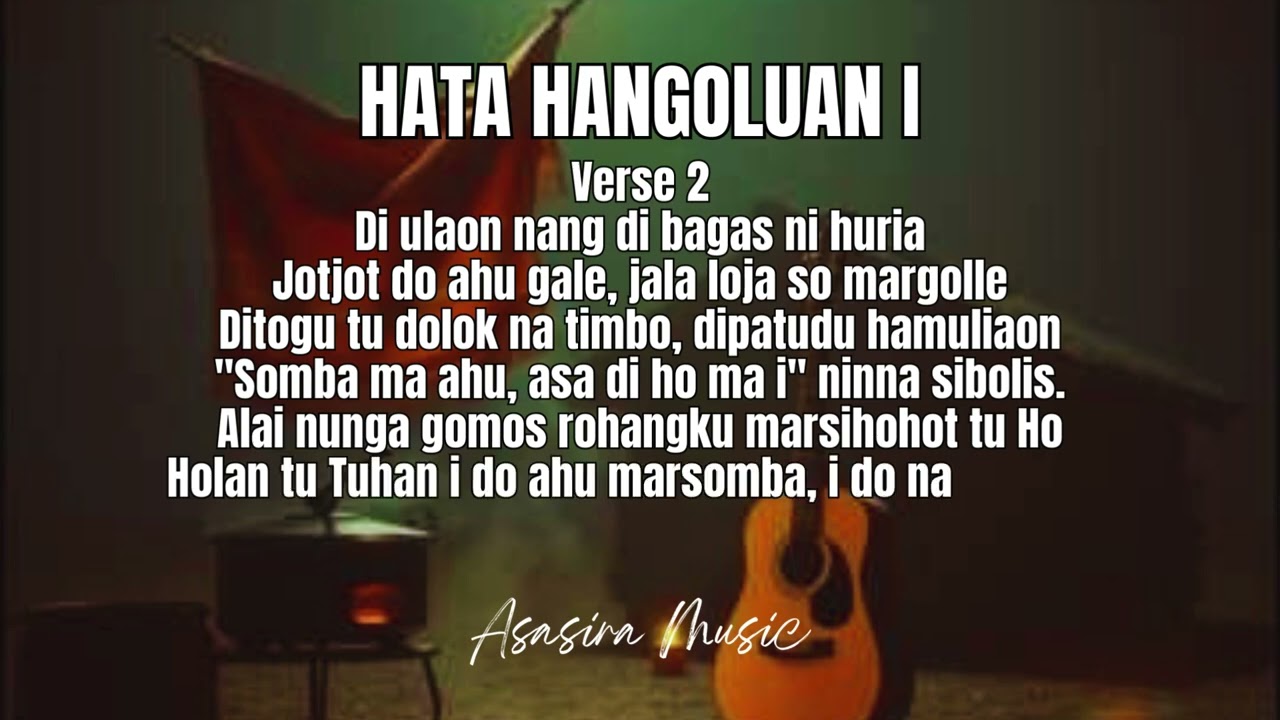 HATA HANGOLUAN I - Asasira Music - The Batak Institute