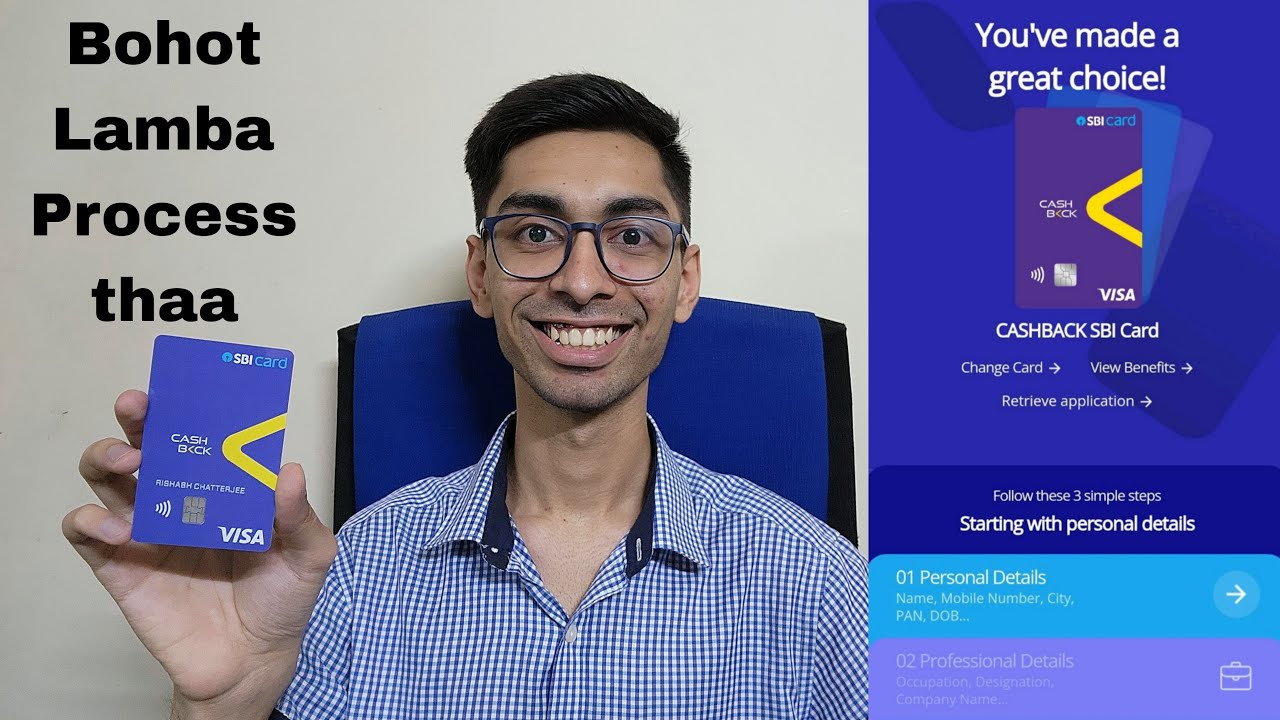 SBI Credit Card Online Apply Process with Offline Verification | SBI Cashback Credit Card Apply