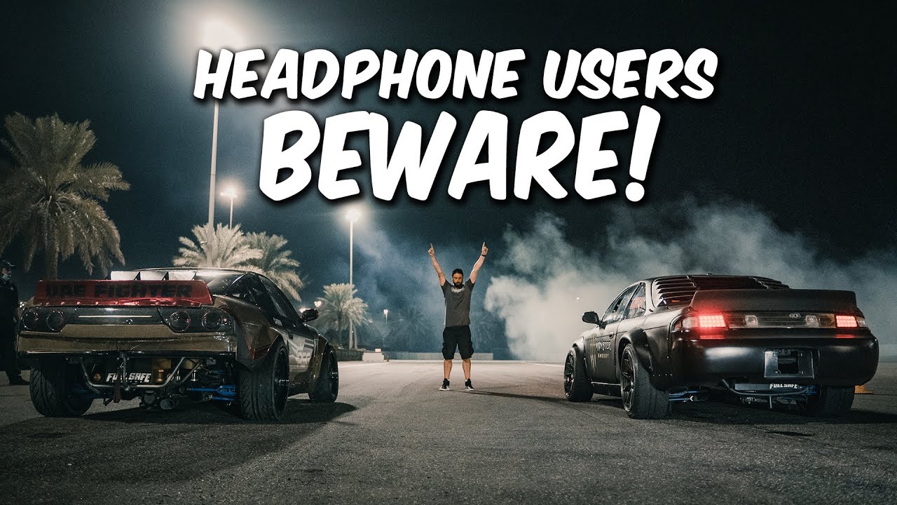 Insanely LOUD UAE drifters destroy Yas Marina Circuit...